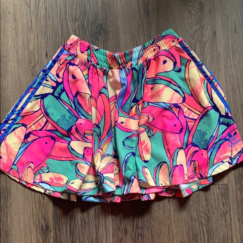 Adidas small multicolored skirt
